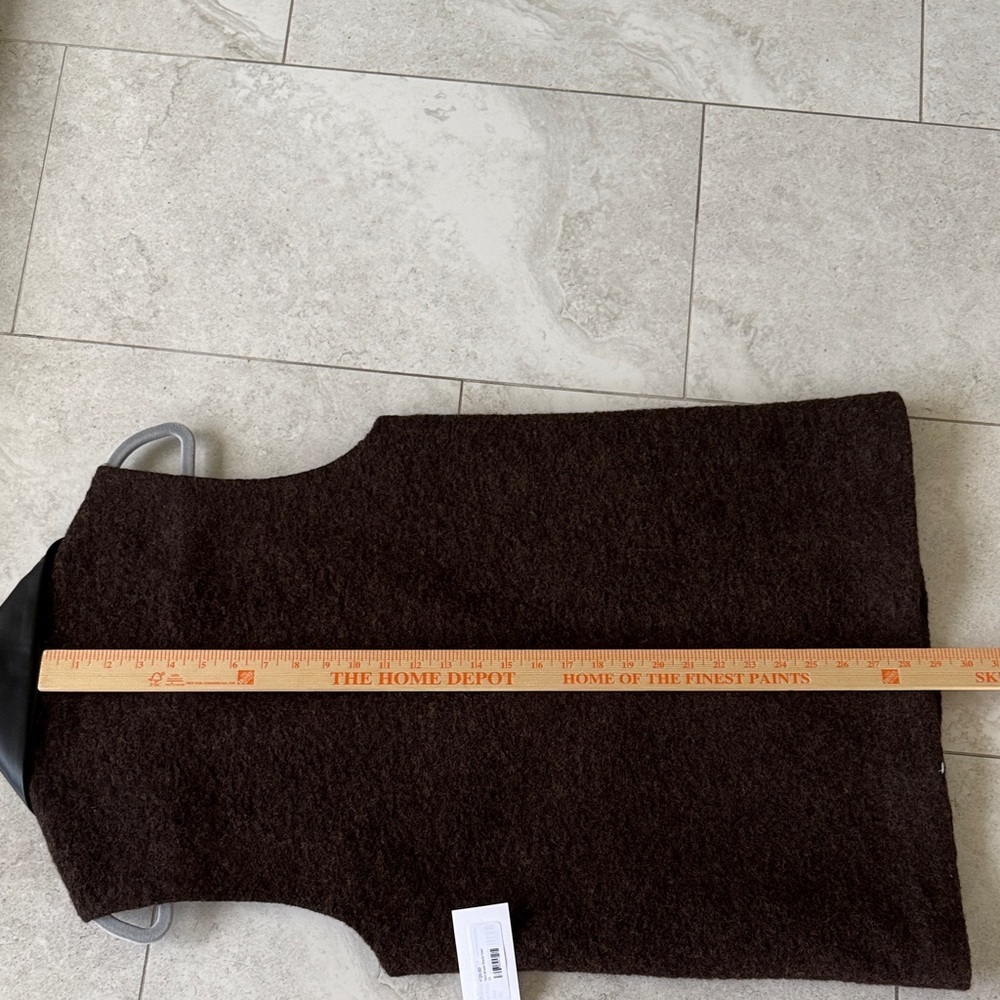 FifteenTwenty Brooklyn Wool Blend Vest Brown and Black Sleeveless sz XS - Picture 11 of 12
